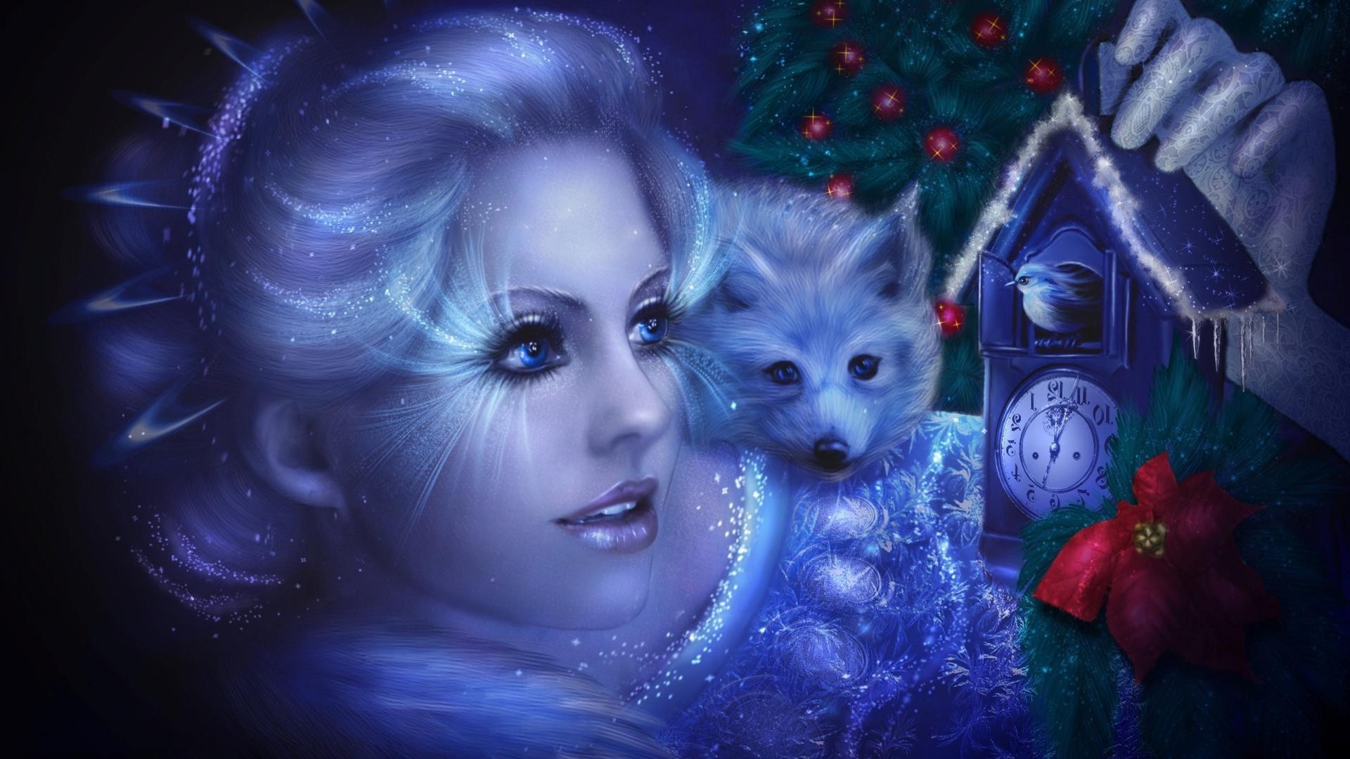 new year portrait art fantasy fashion beautiful