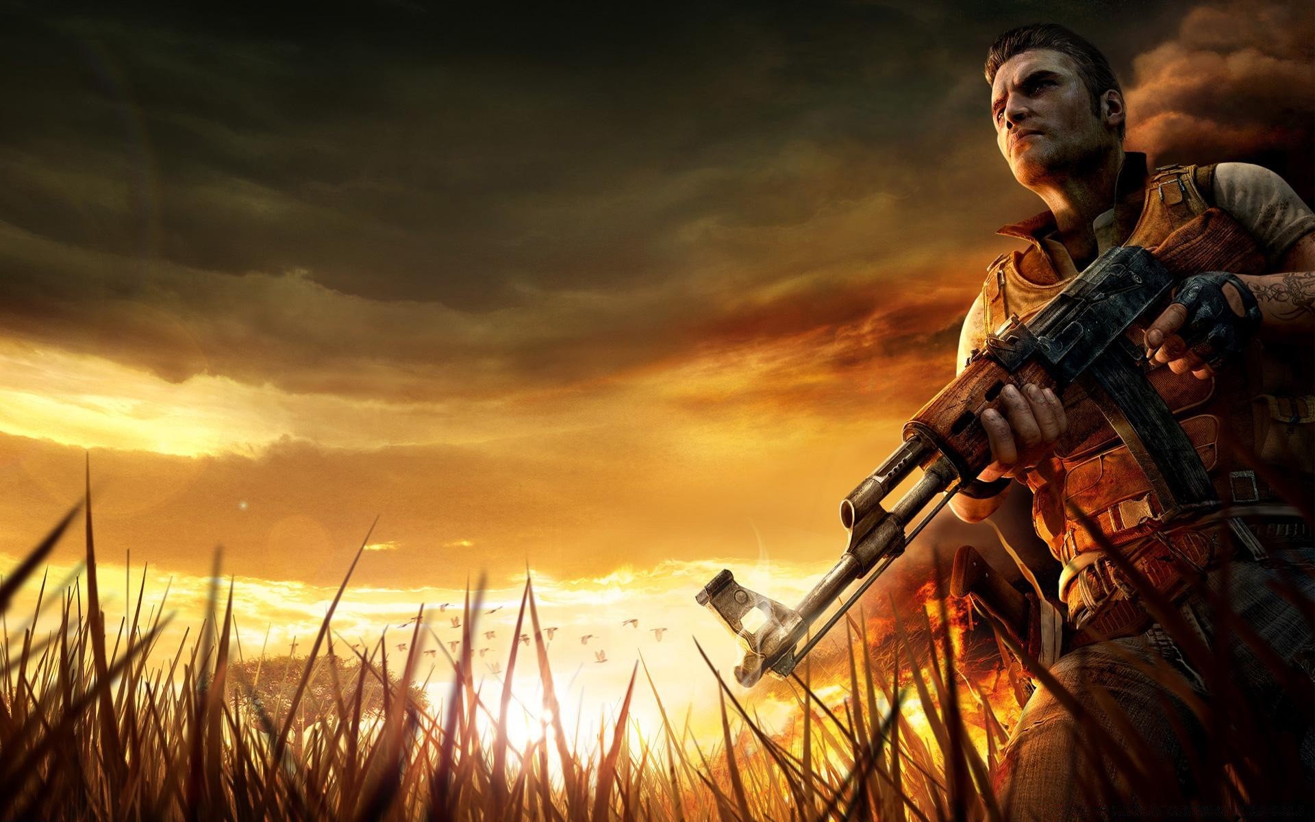 far cry sonnenuntergang himmel landschaft sonne