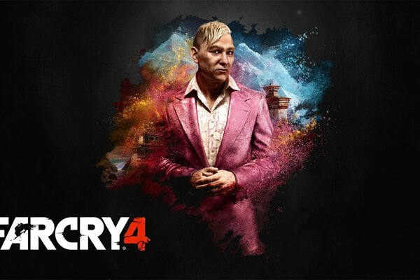 Far cry 4. A man in a pink jacket