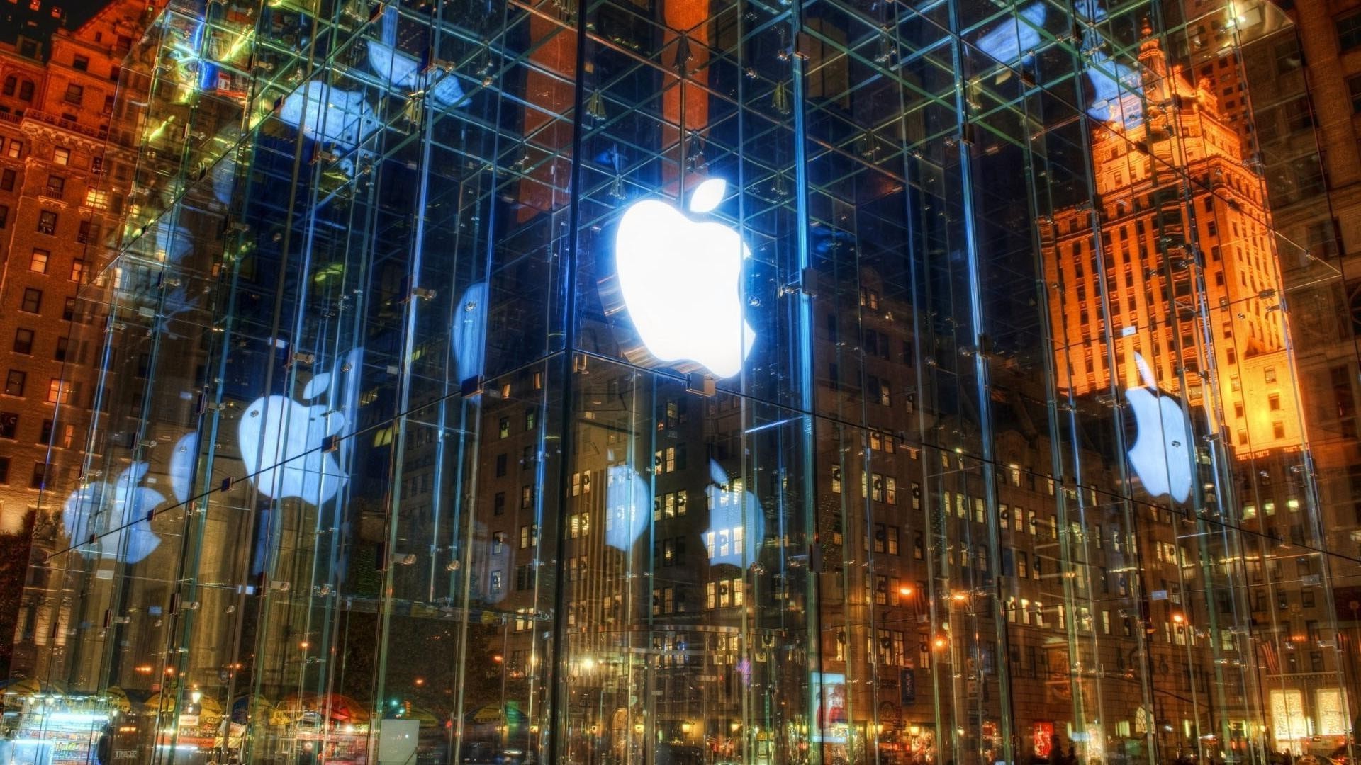 apple licht stadt haus städtisch innenstadt abend wirtschaft architektur szene reisen wolkenkratzer hintergrundbeleuchtung dämmerung technologie