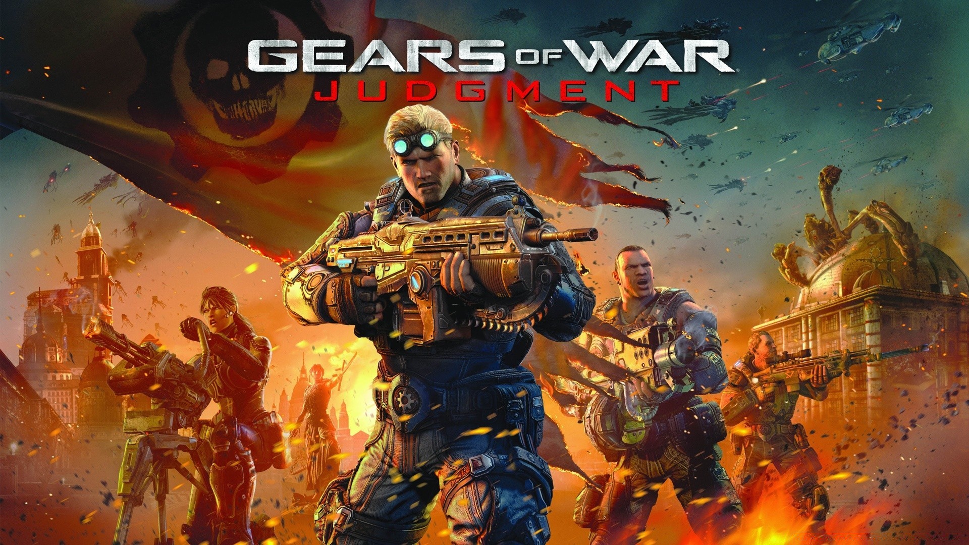 gears of war uomo illustrazione pittura arte gruppo adulto