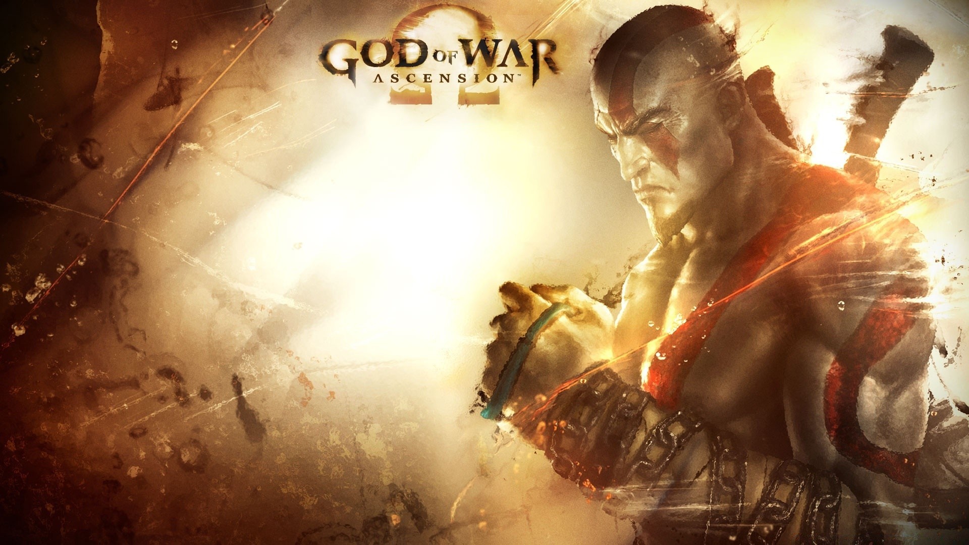 god of war один размытость женщина