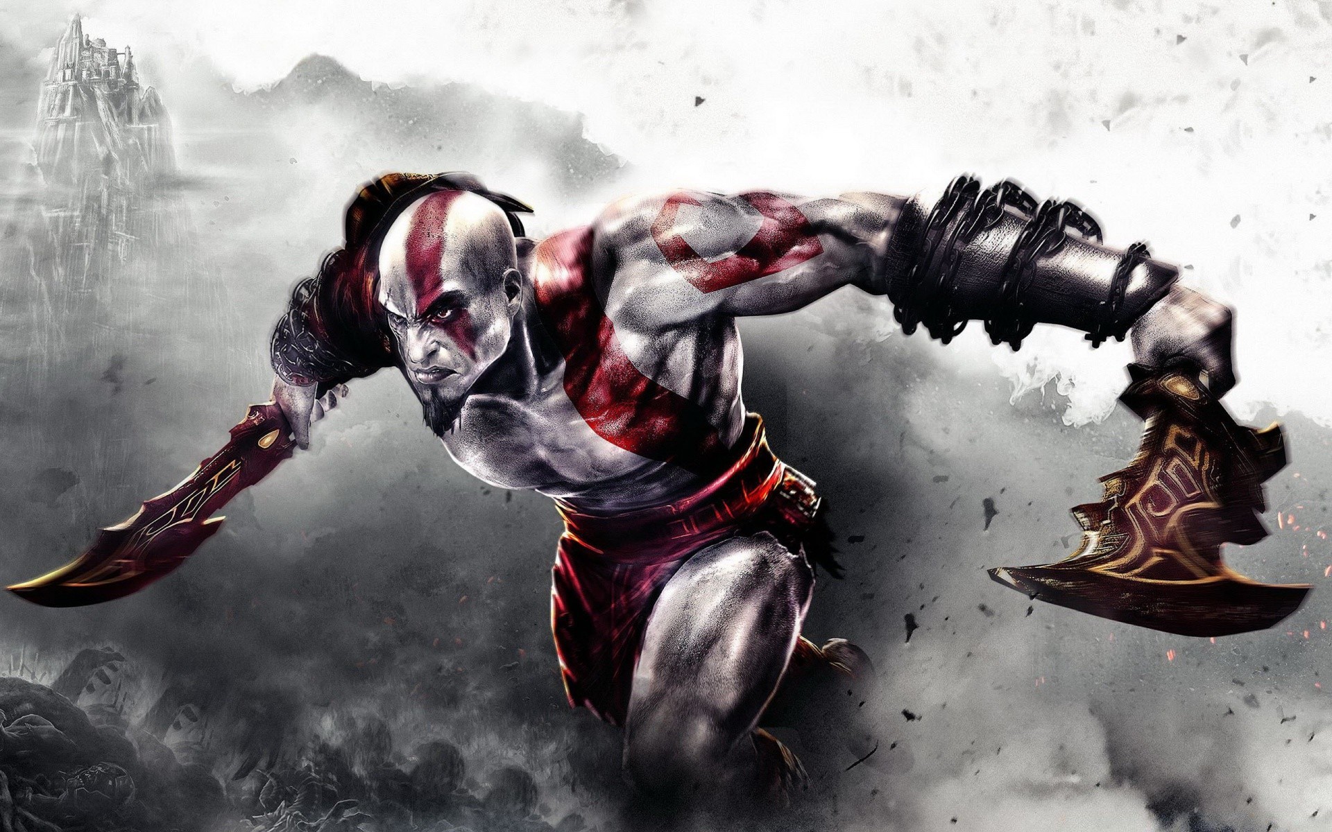 god of war competition snow adult action winter motion one