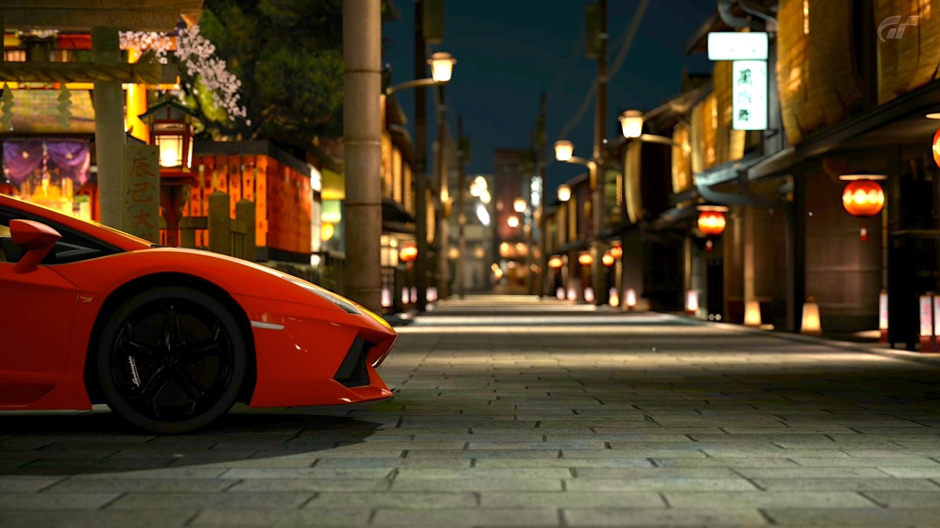 Lamborghini ночь дорога бесплатно