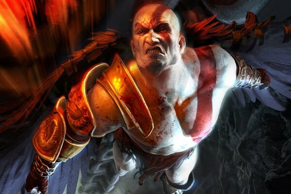 God of war: A warrior with his head held high