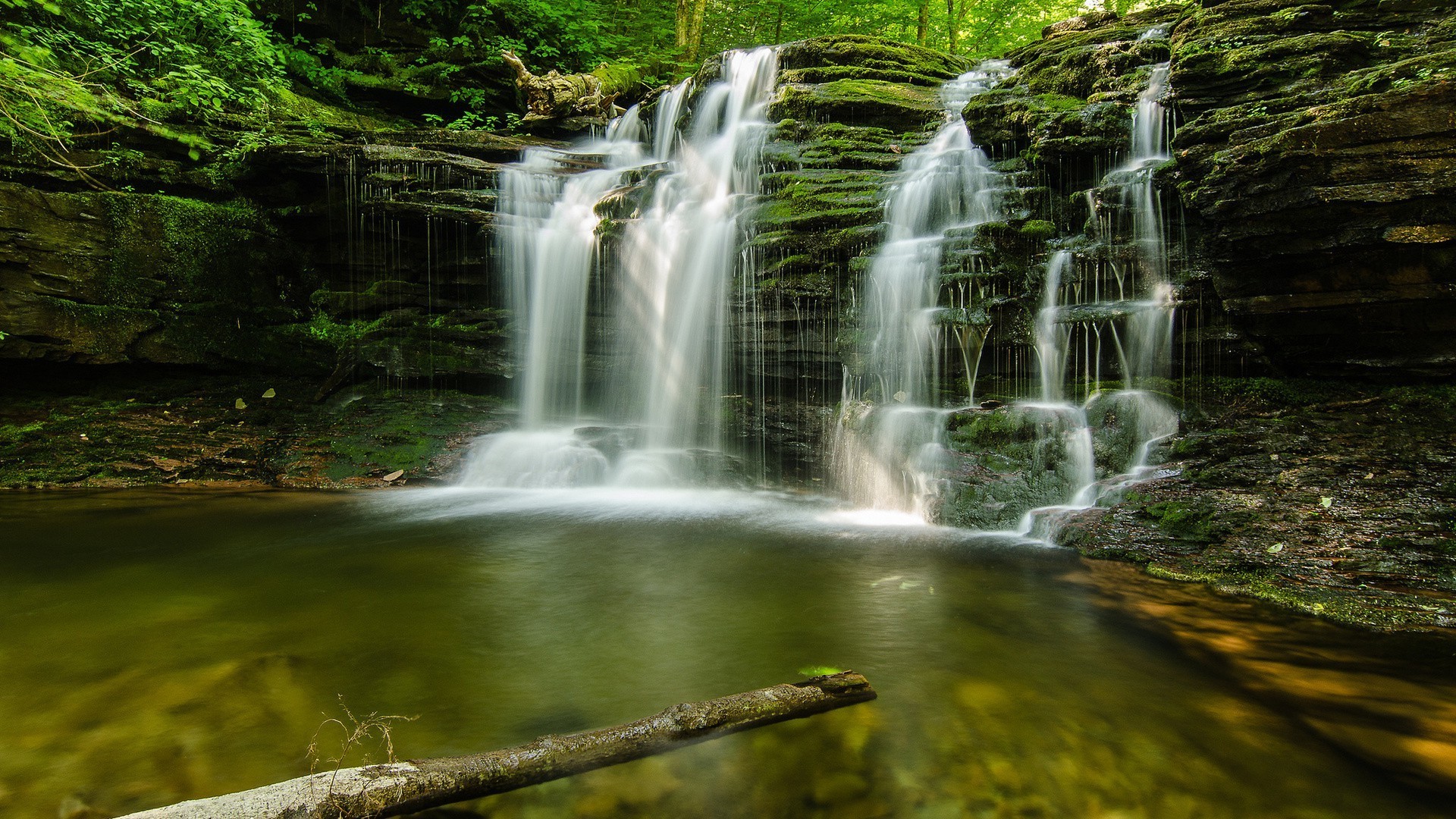 wodospady wodospad woda natura rzeka strumień drewno jesień kaskada liść rock creek mech mokry odkryty podróż ruch dziki czysty krajobraz