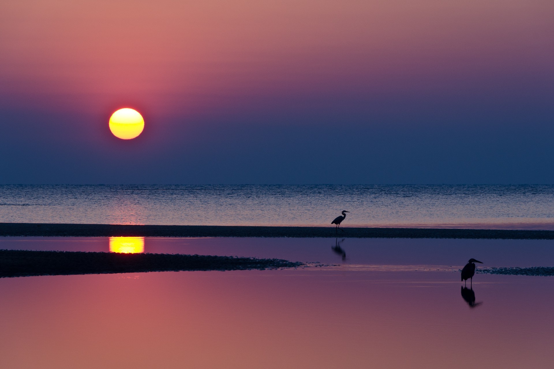 pôr do sol e amanhecer pôr do sol água amanhecer sol noite crepúsculo mar praia oceano lago reflexão paisagem céu silhueta luz paisagem