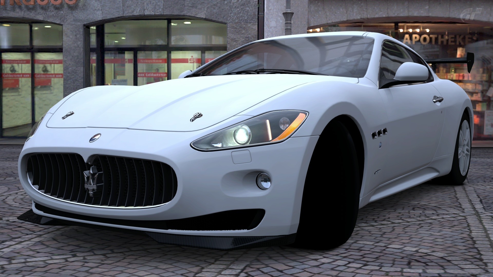 gran turismo car vehicle wheel transportation system automotive drive coupe pavement exhibition chrome fast