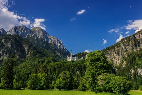 Landschaft im Freien von Conyena in den Bergen