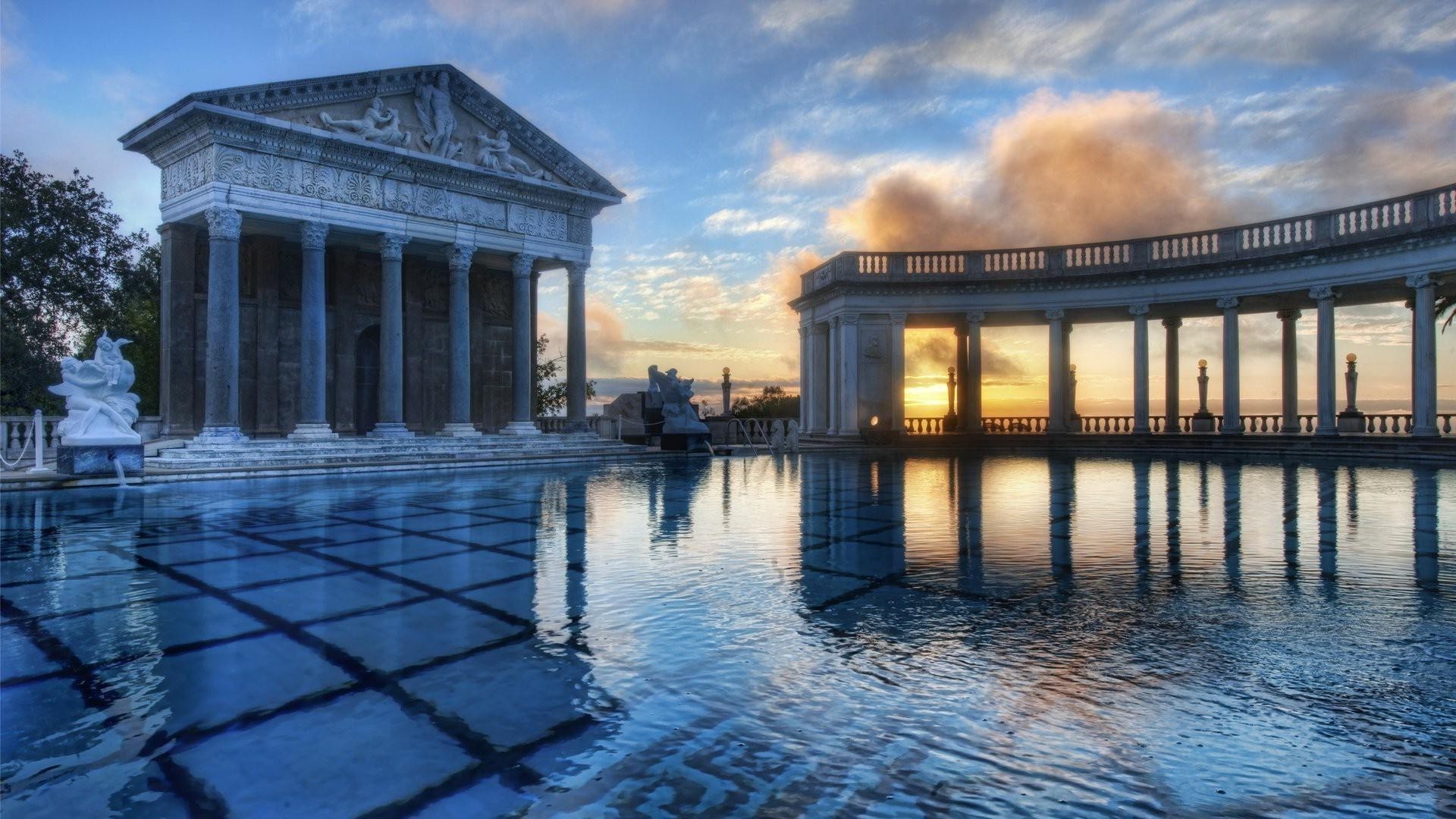 city and architecture water architecture column sky building travel reflection outdoors museum lake city light