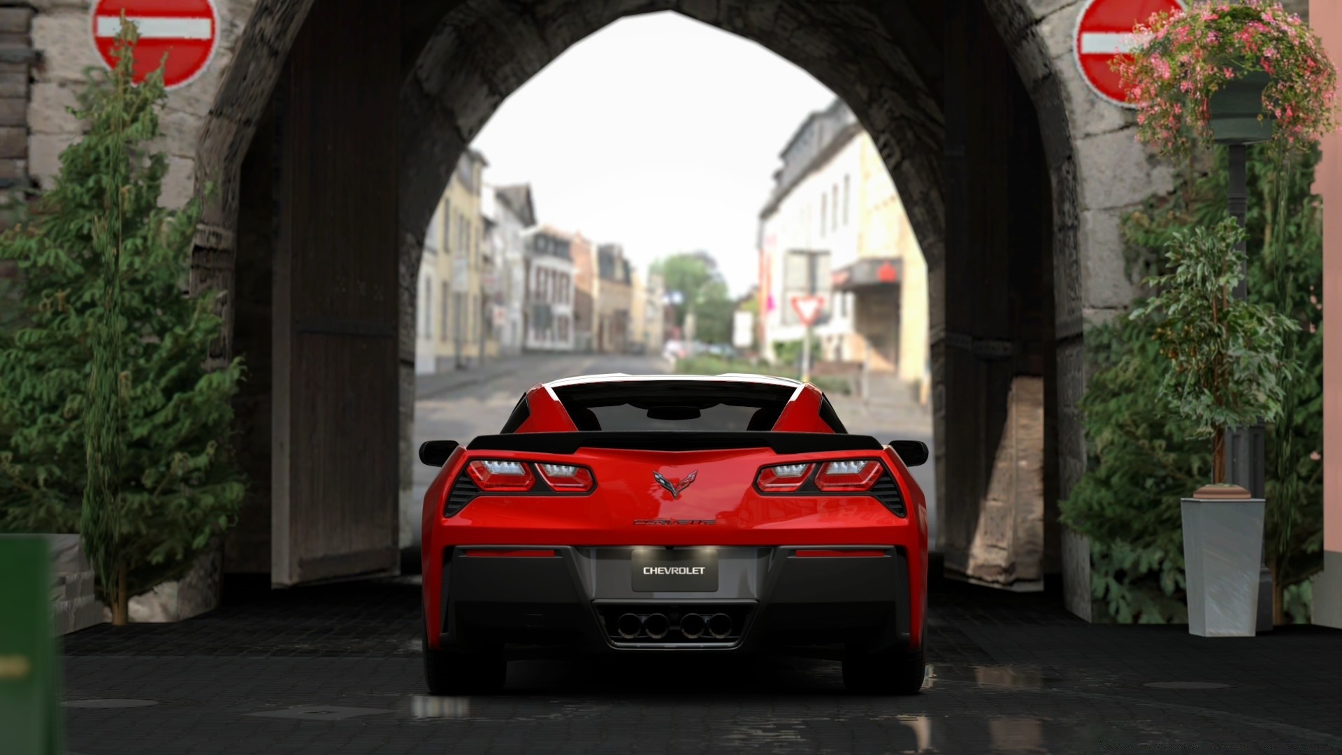 gran turismo car vehicle transportation system travel street outdoors pavement road