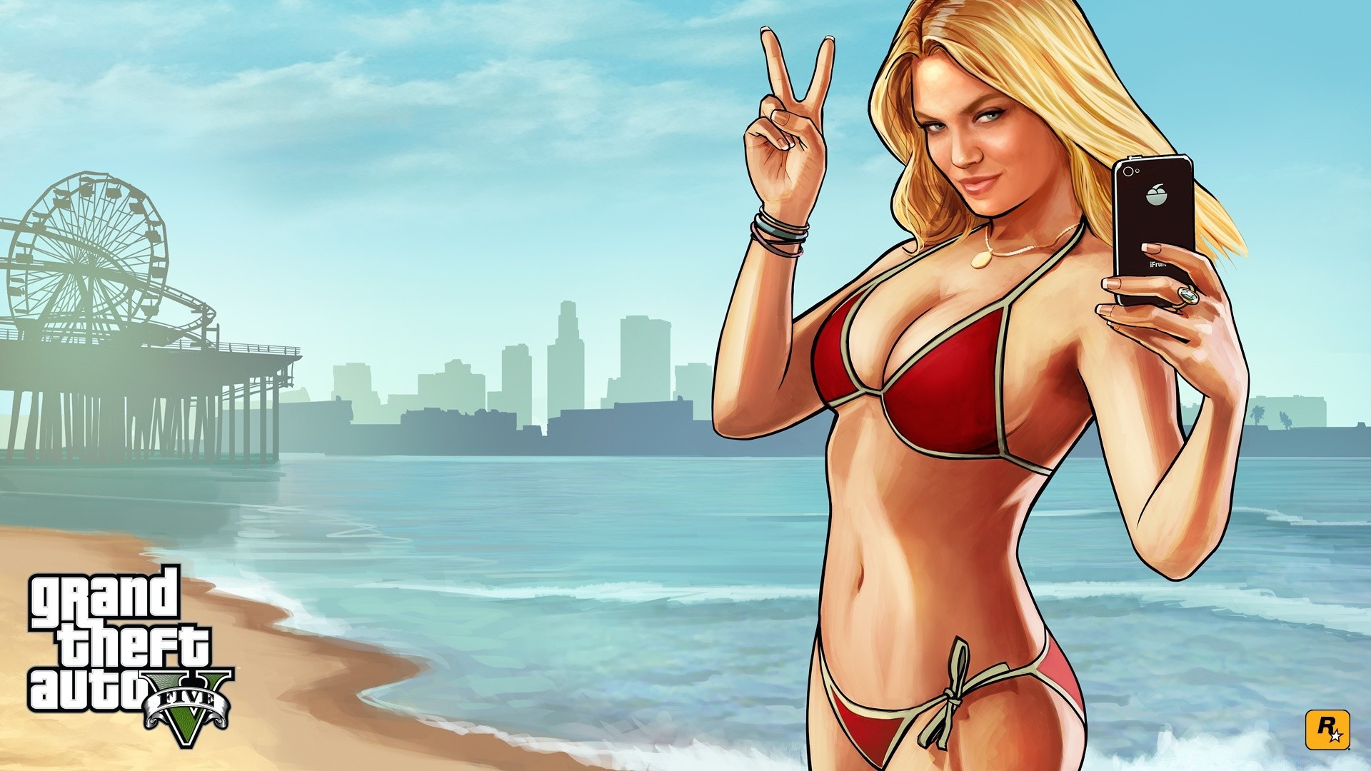 grand theft auto eau été voyage plage tropical sable mer femme vacances sexy loisirs relaxation océan bikini ciel soleil nature