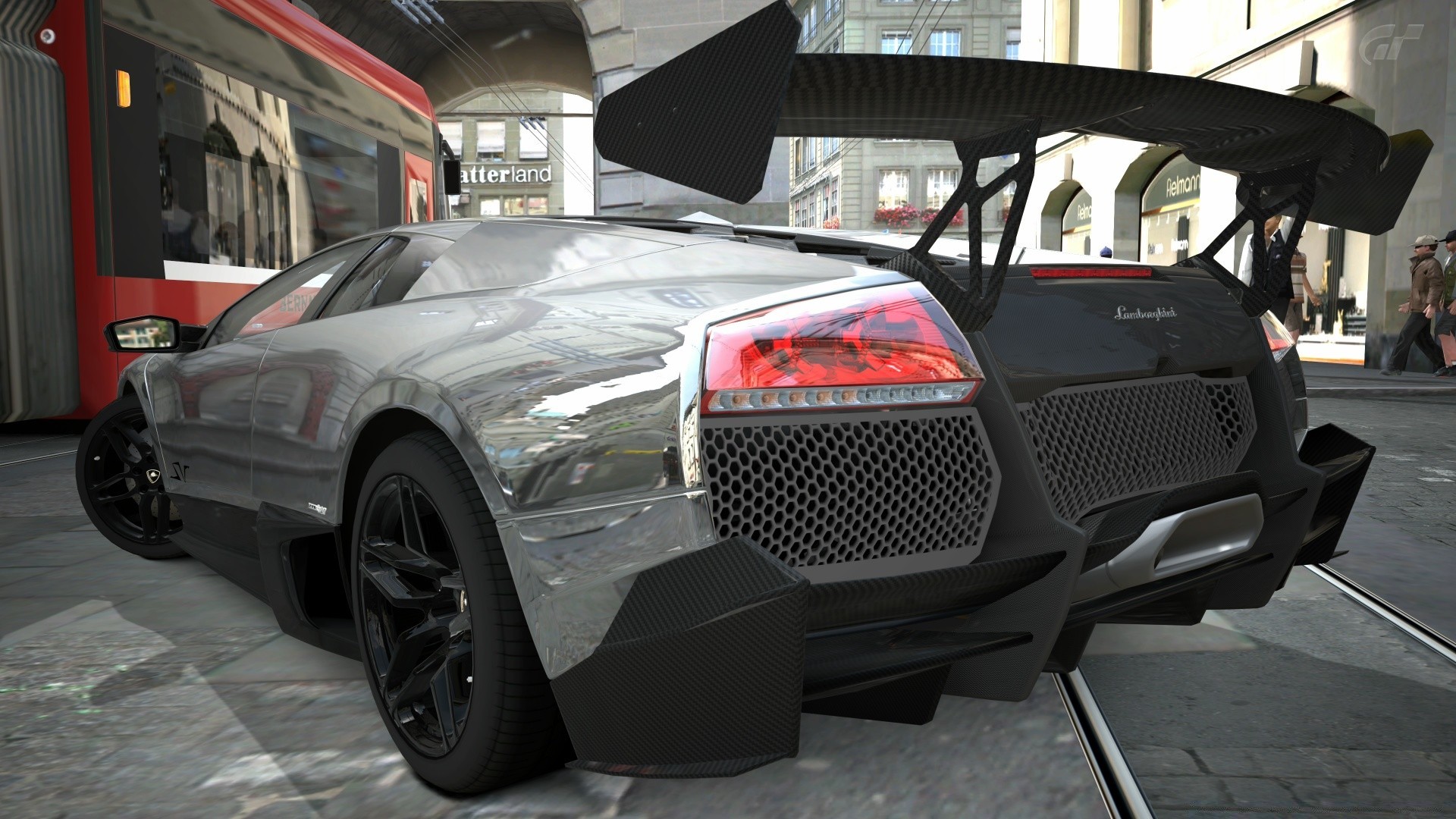 gran turismo car vehicle transportation system automotive exhibition wheel drive road street show traffic