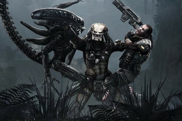 Alien vs. predator. Deadly Battle