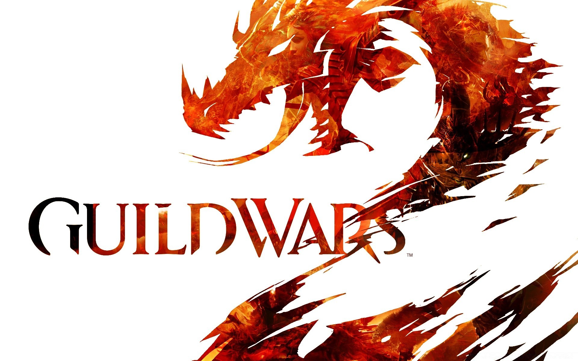 guild wars ыстық жылы жұмыс үстелі жалын өртеу дизайн оқшауланған түс