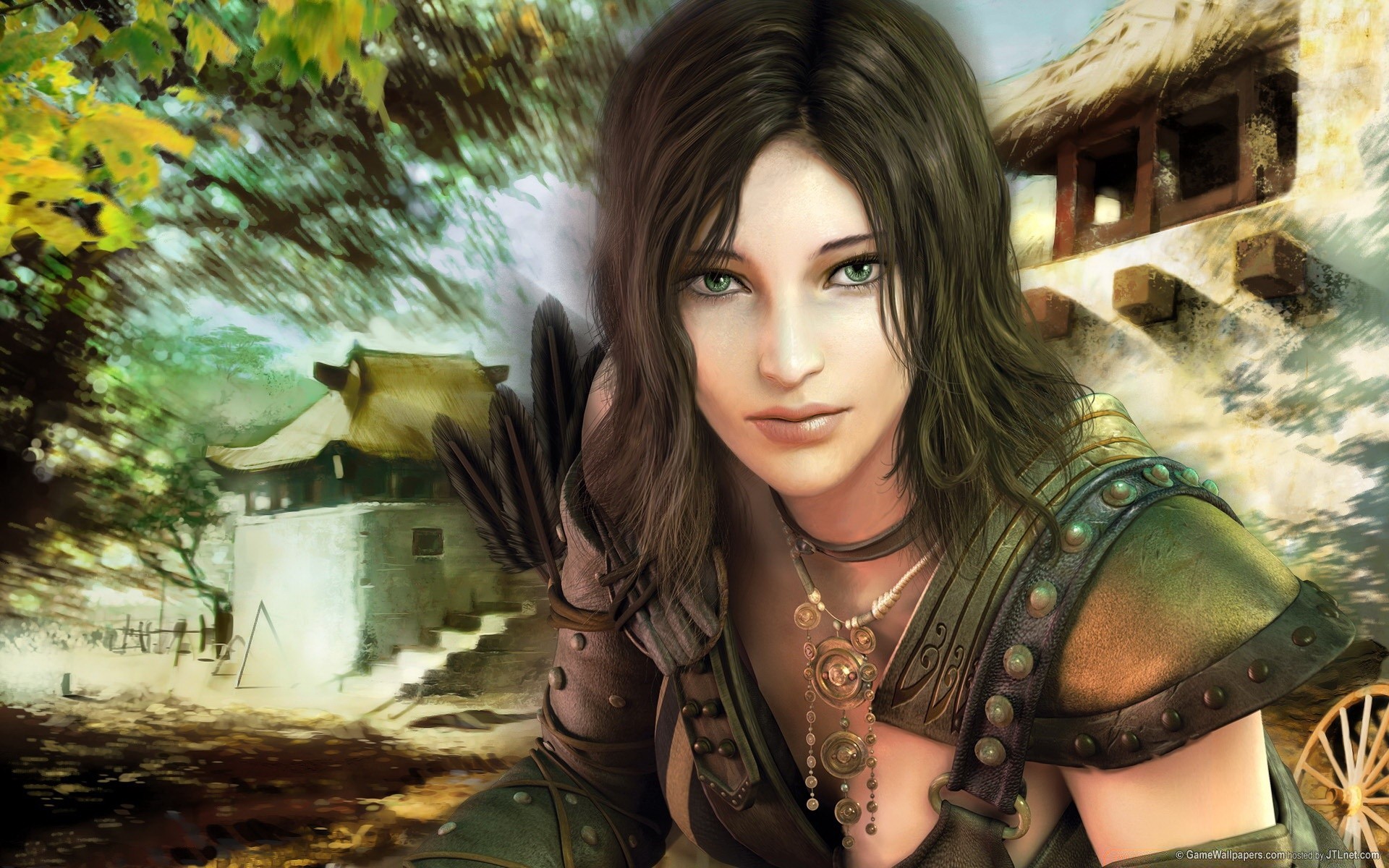 guild wars mulher menina bela modelo retrato moda