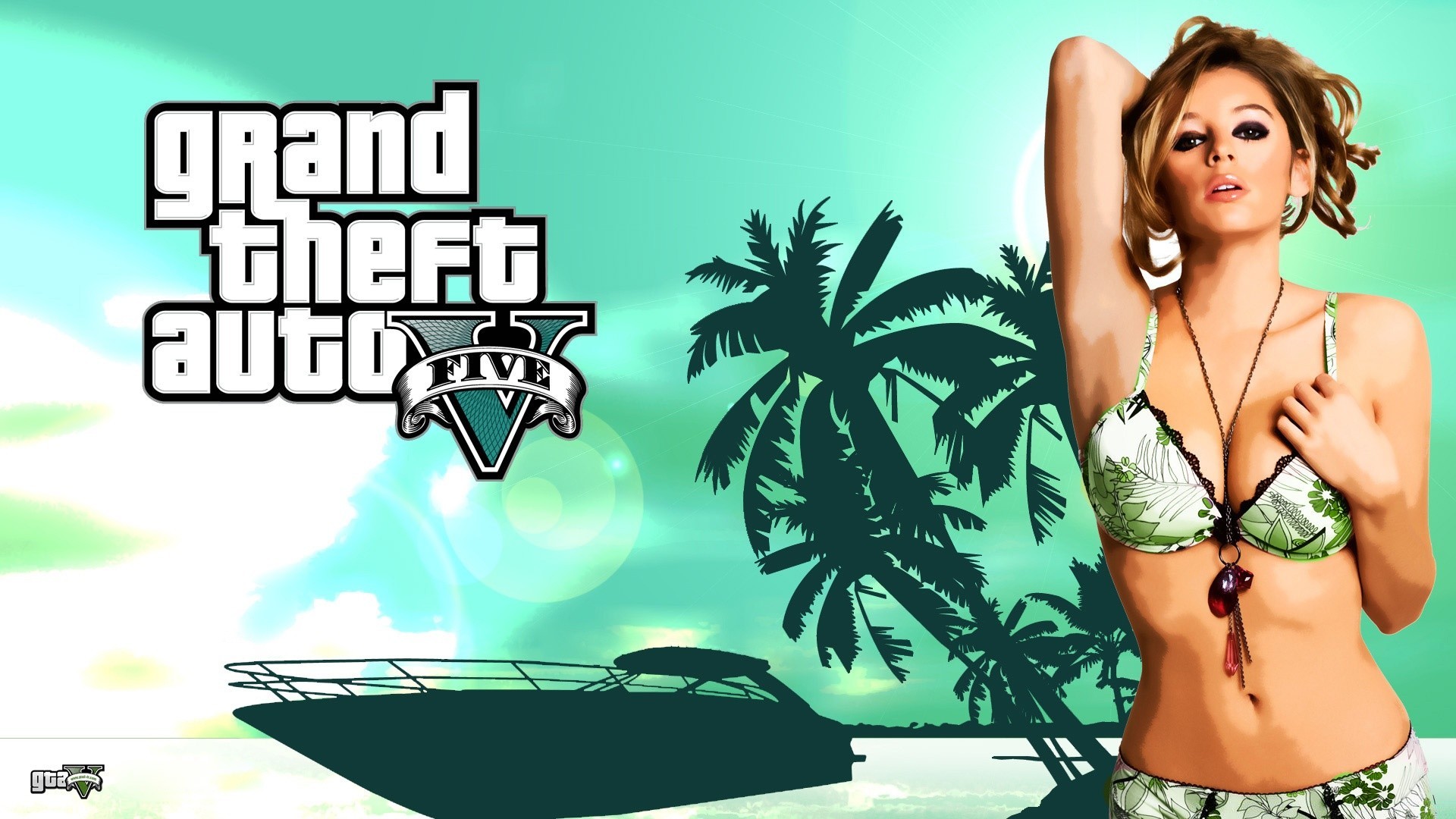 grand theft auto kadın yaz yetişkin bikini geri kalan kız güzel bir moda