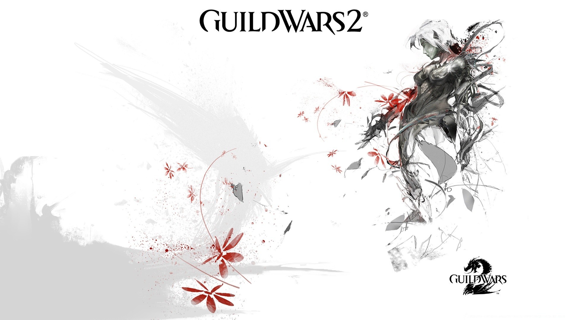 guild wars sporco inchiostro splash illustrazione natura graphic design design carta da parati artistico disordinato desktop astratto creatività