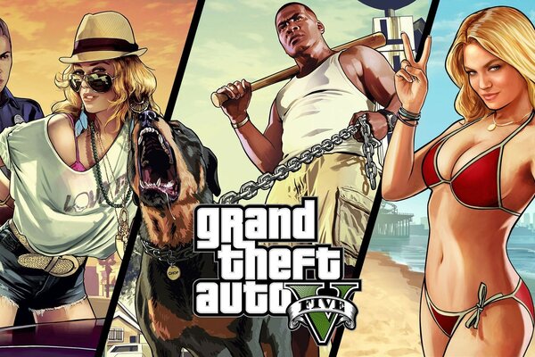 Fondos de pantalla estándar de Grand theft auto