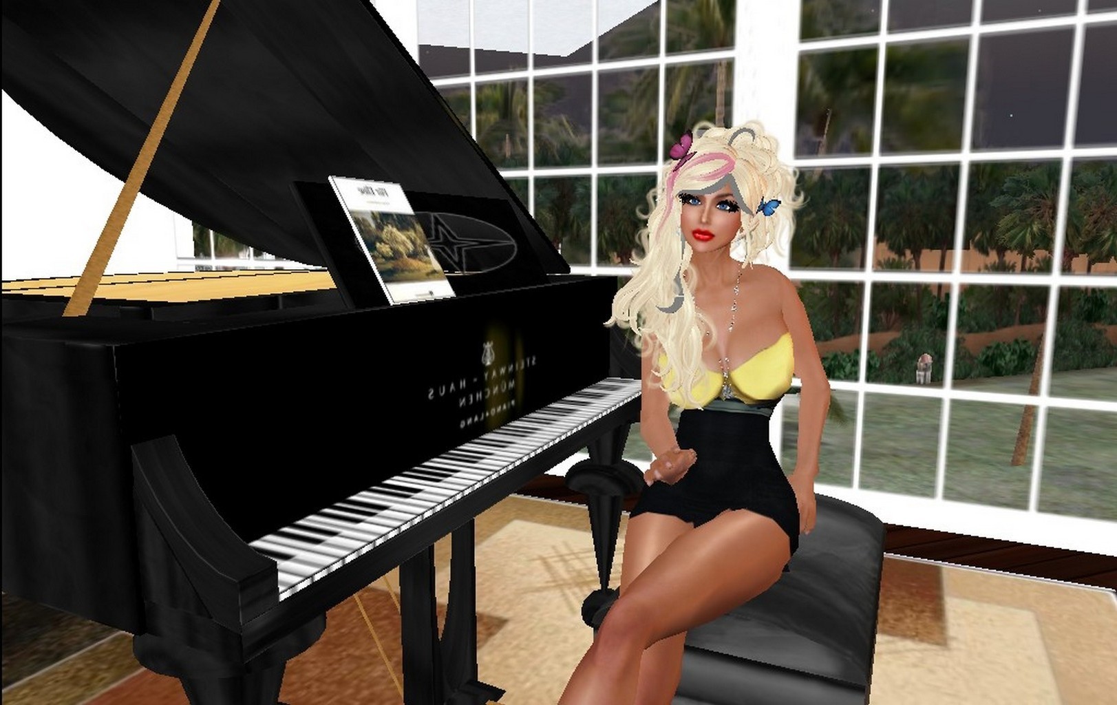 amour et romance femme musique piano musicien adulte à l intérieur un portrait jeune s asseoir fille belle sexy