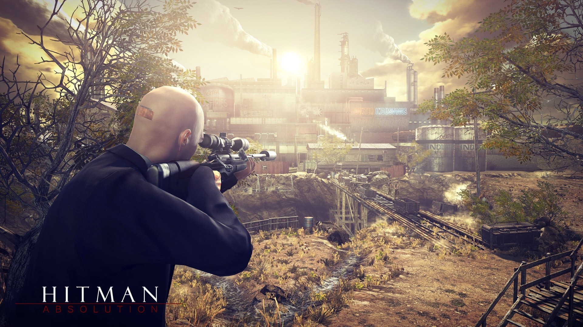 hitman im freien flamme rauch waffe erwachsener mann allein krieg