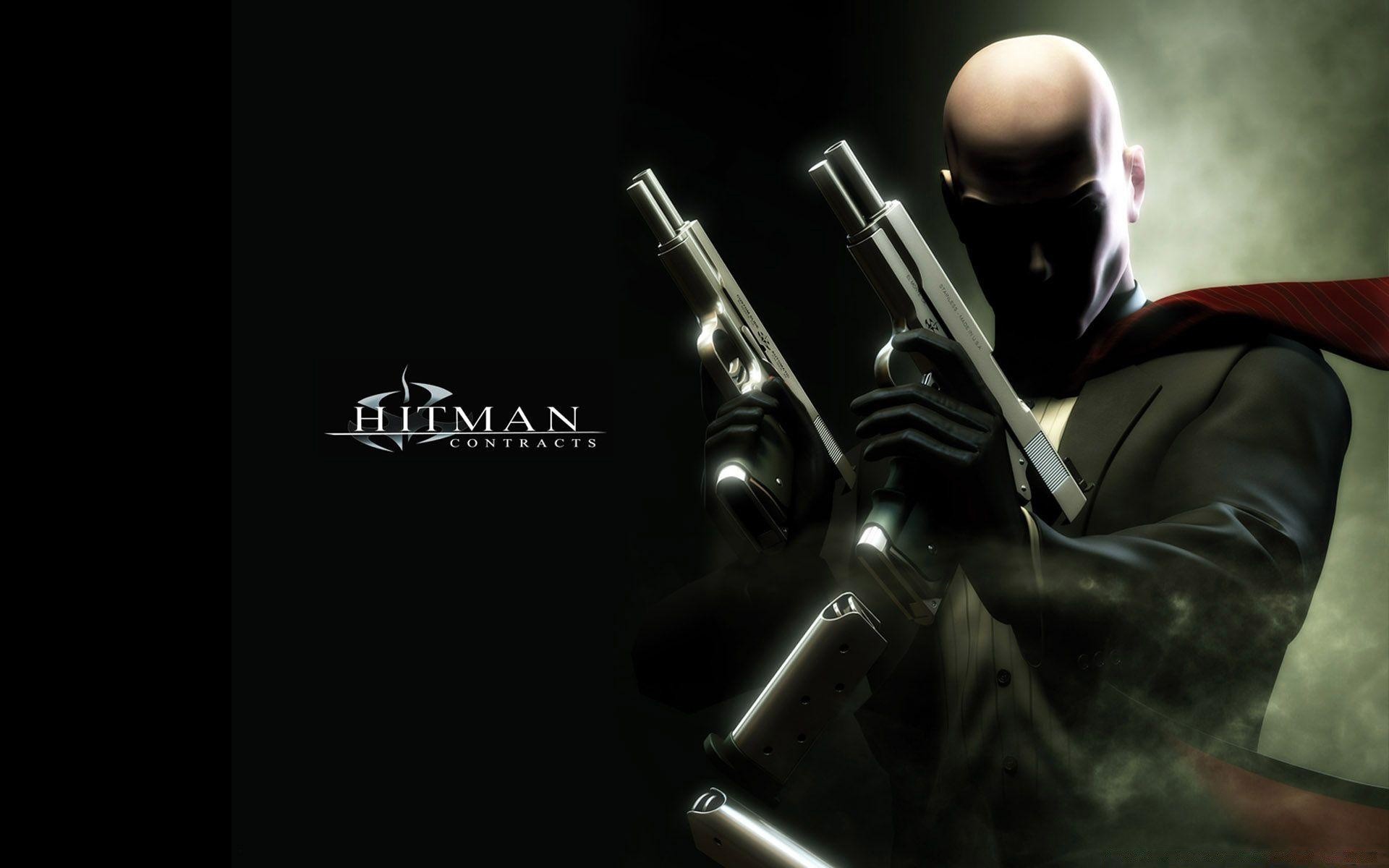 hitman indoors dark man