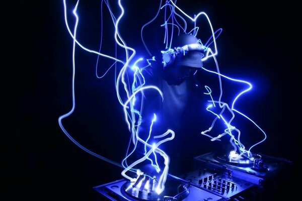 Neon DJ kostium na imprezę