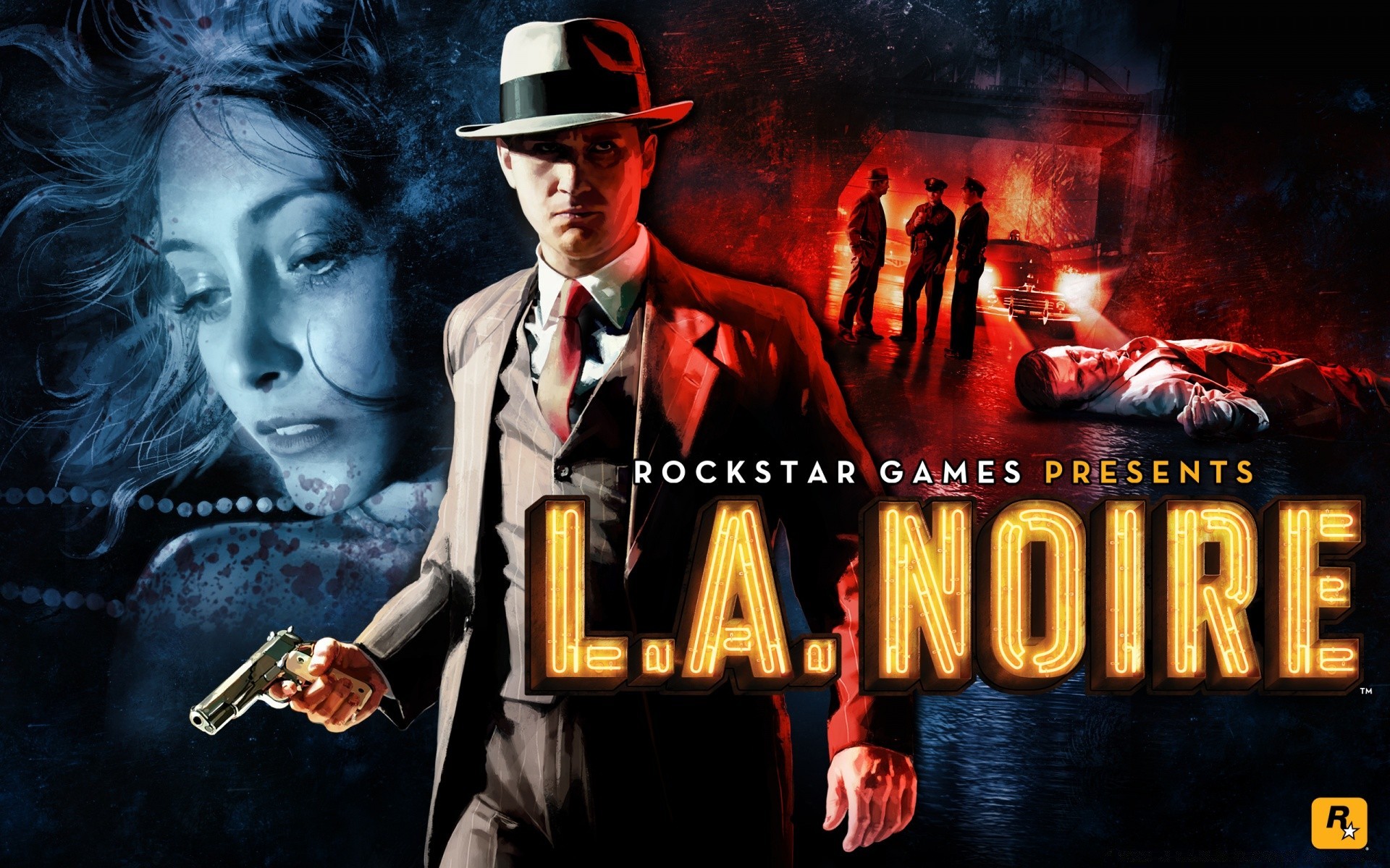 l. a. noire адам ересек музыка қауіп түтін