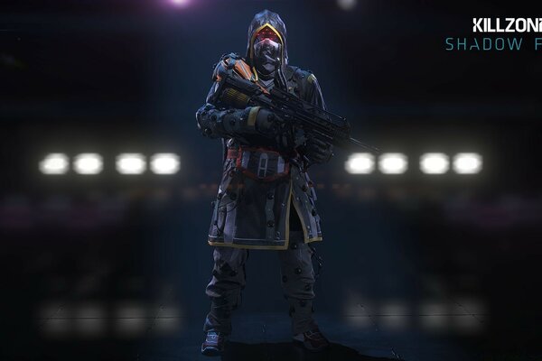 Imagem do jogo killzone personagem principal encapuzado