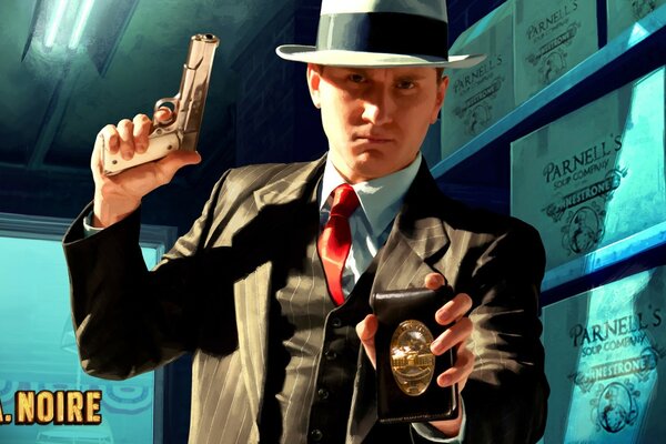 L. A. noire Detective present icône