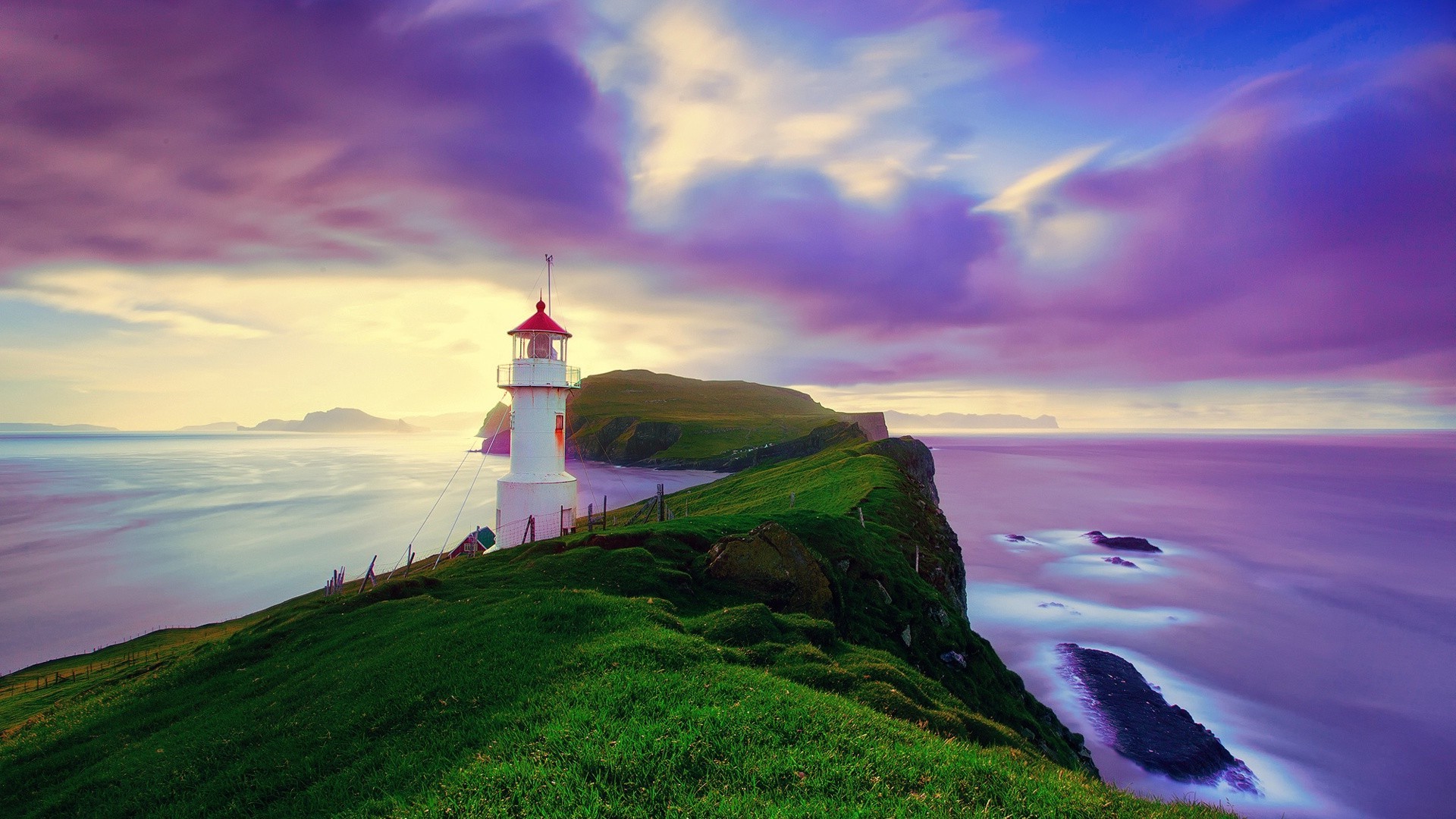 famous places lighthouse sunset water sea seashore ocean beach landscape sky travel evening dawn dusk nature seascape outdoors summer light island