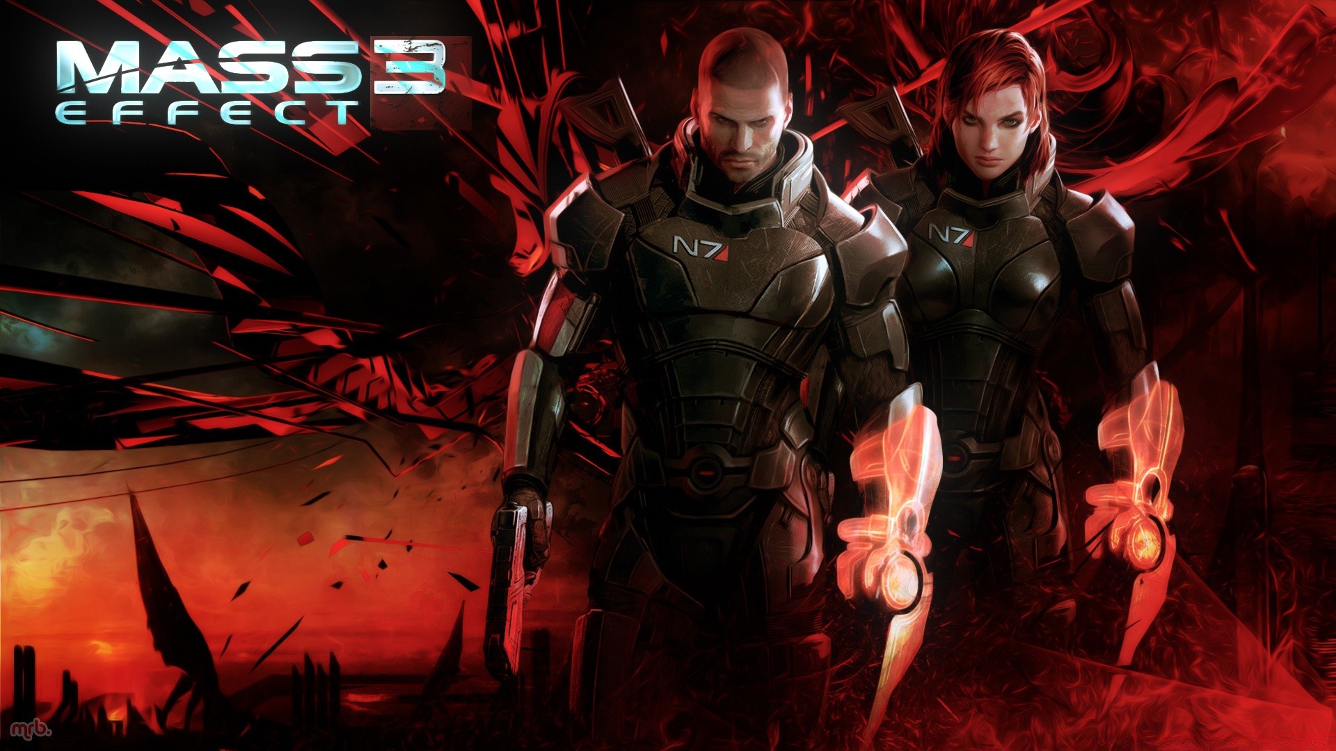 mass effect oscuro sangre mujer halloween música