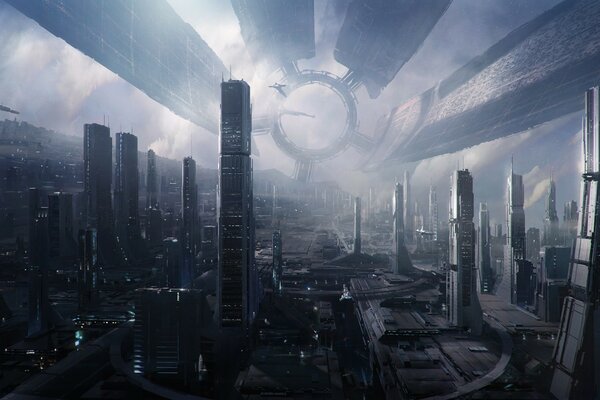 Città oscura dal gioco mass effect