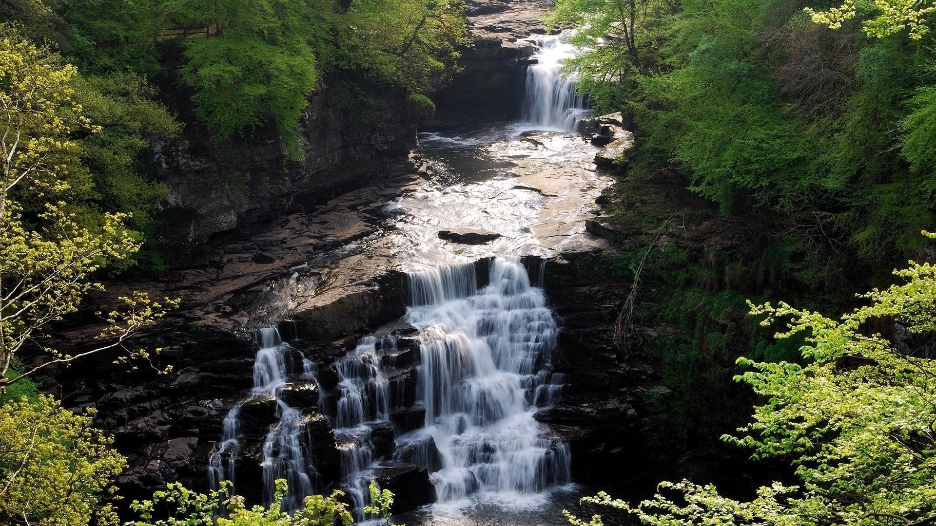 waterfalls water waterfall river nature stream wood outdoors rock travel fall cascade landscape leaf motion creek flow mountain scenic wild