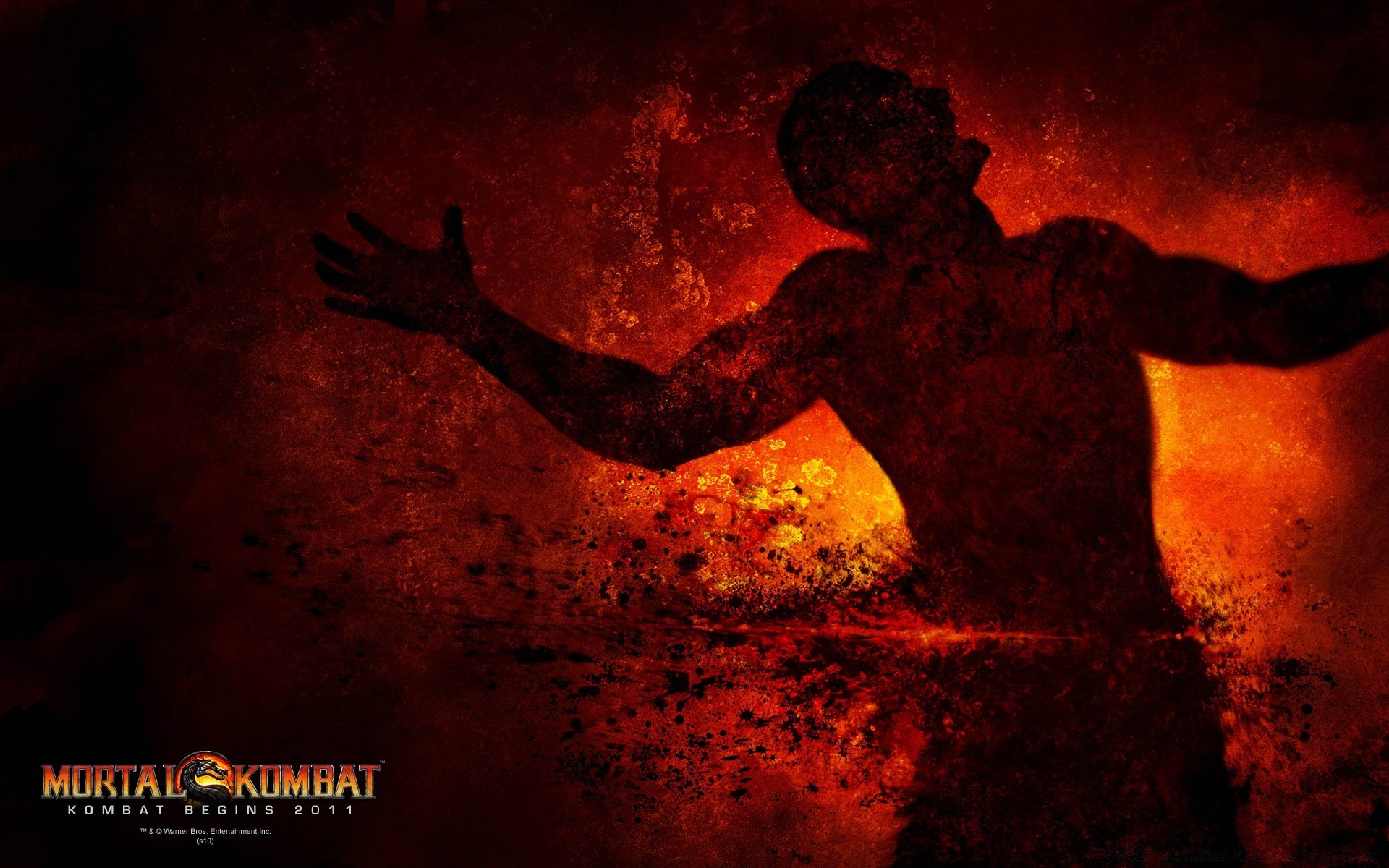 mortal kombat dark silhouette