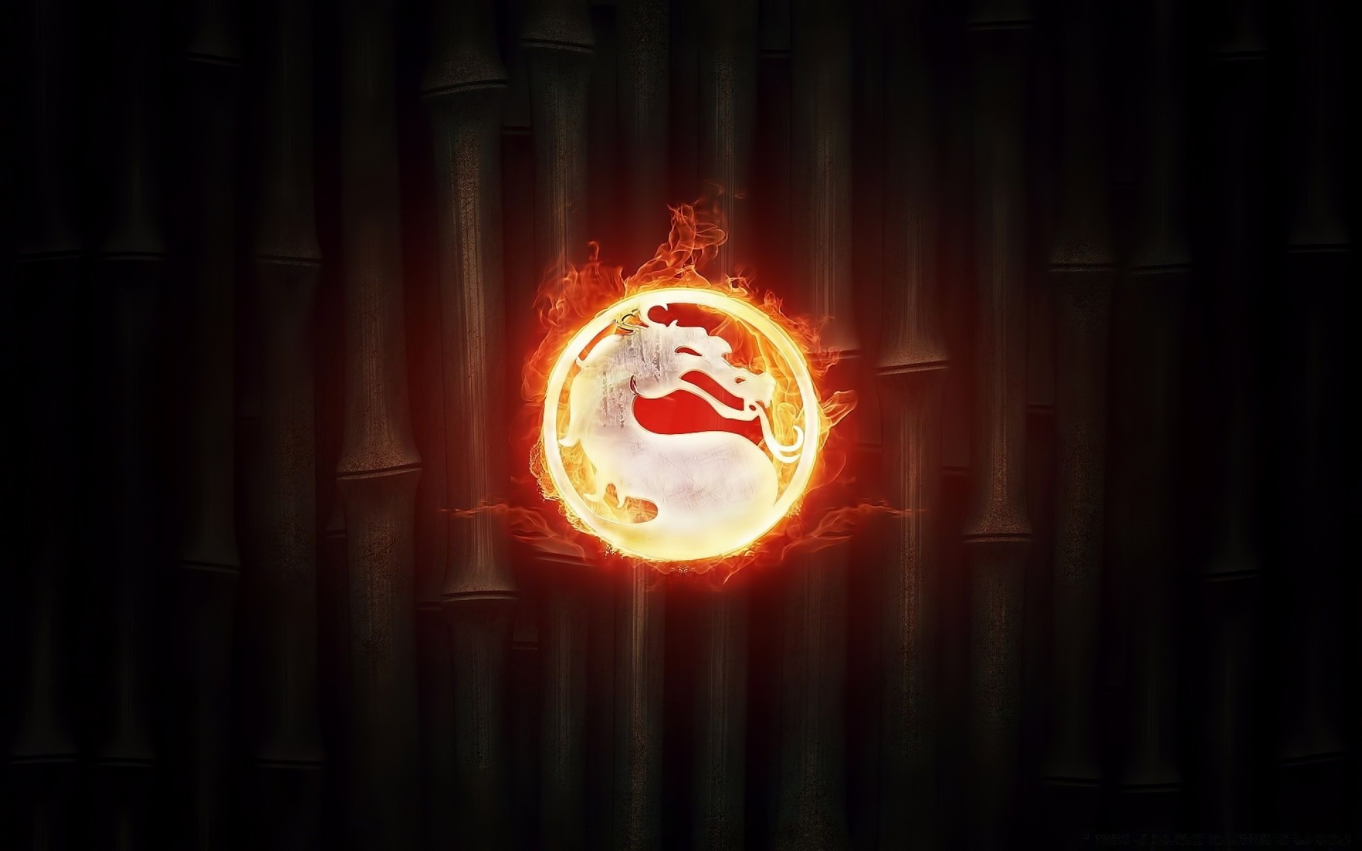 mortal kombat flamme heiß lumineszenz dunkel licht