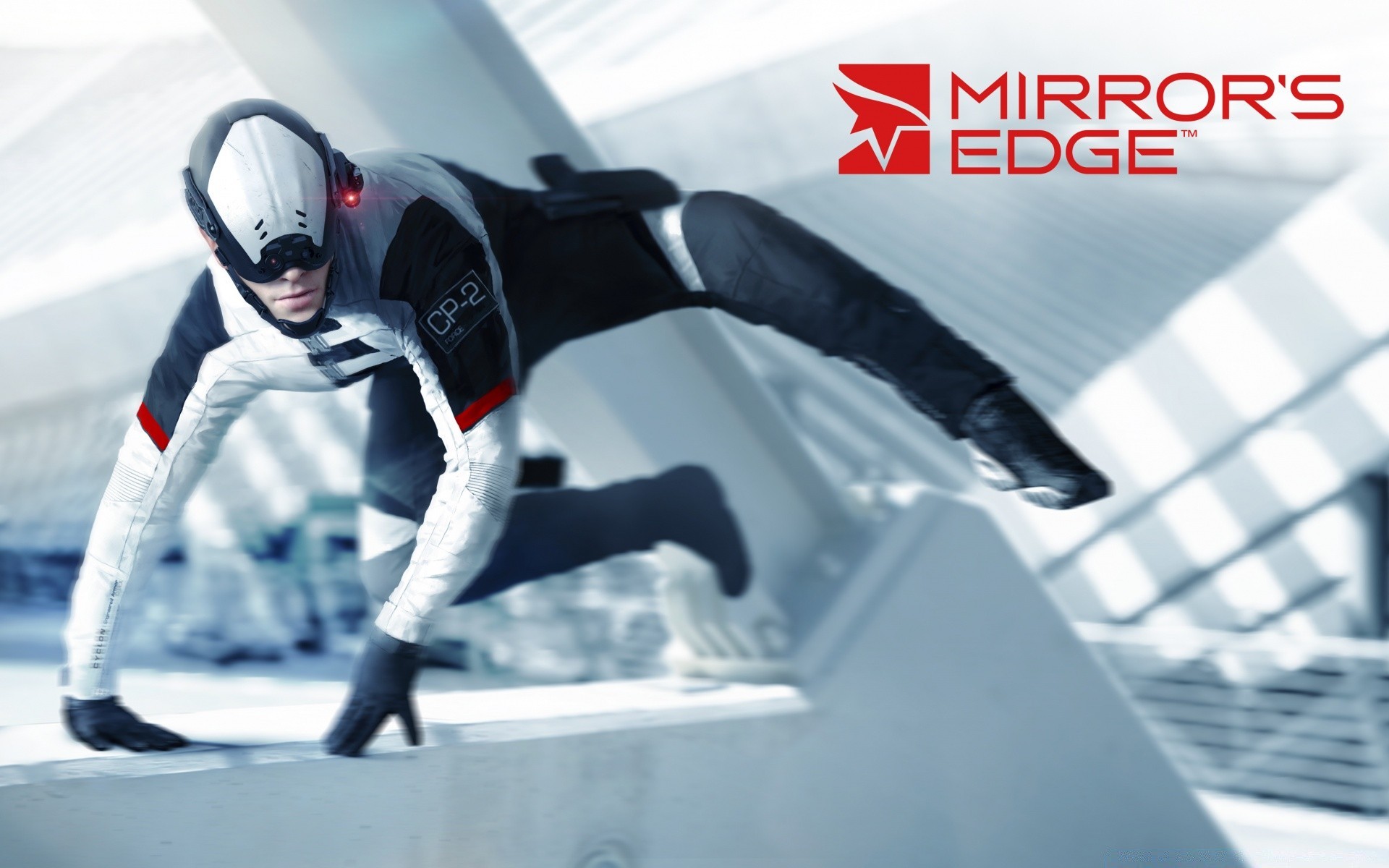 mirror s edge adult indoors business man competition woman