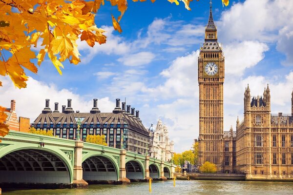 Buntes London im Herbst