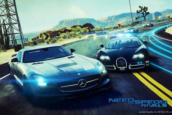 Maclaren vs polizia NFS mw