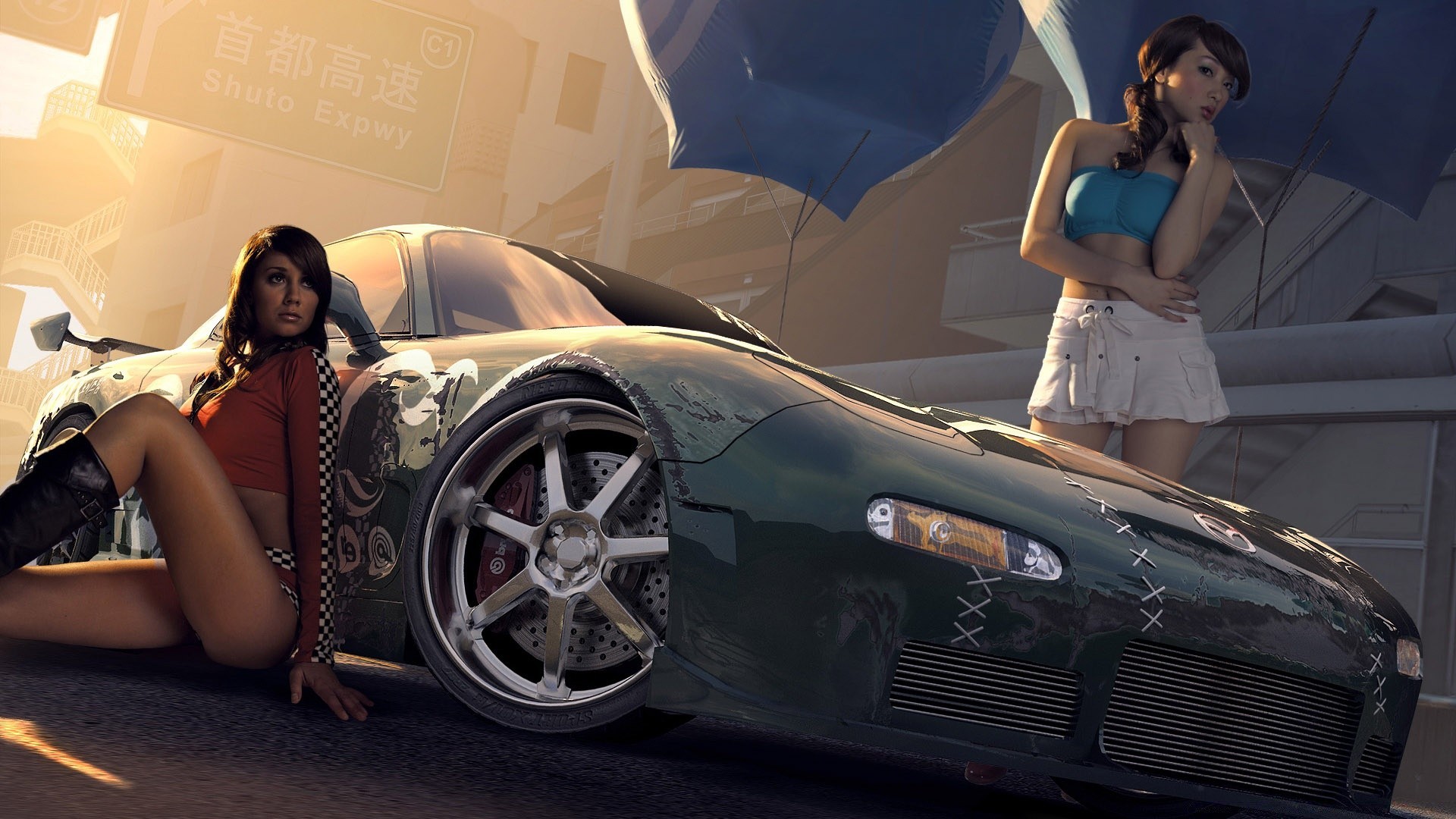 need for speed araba araba kadın kız ulaşım sistemi yetişkin bir portre moda model giyinmek