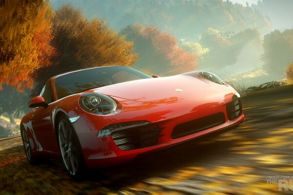 Schreiben Sie das Auto ab, das Auto ist need for speed