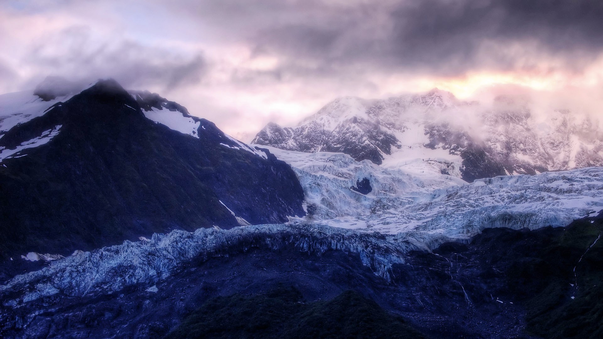 montagnes neige paysage glace montagnes glacier eau hiver froid volcan voyage nature lac scénique tempête givré