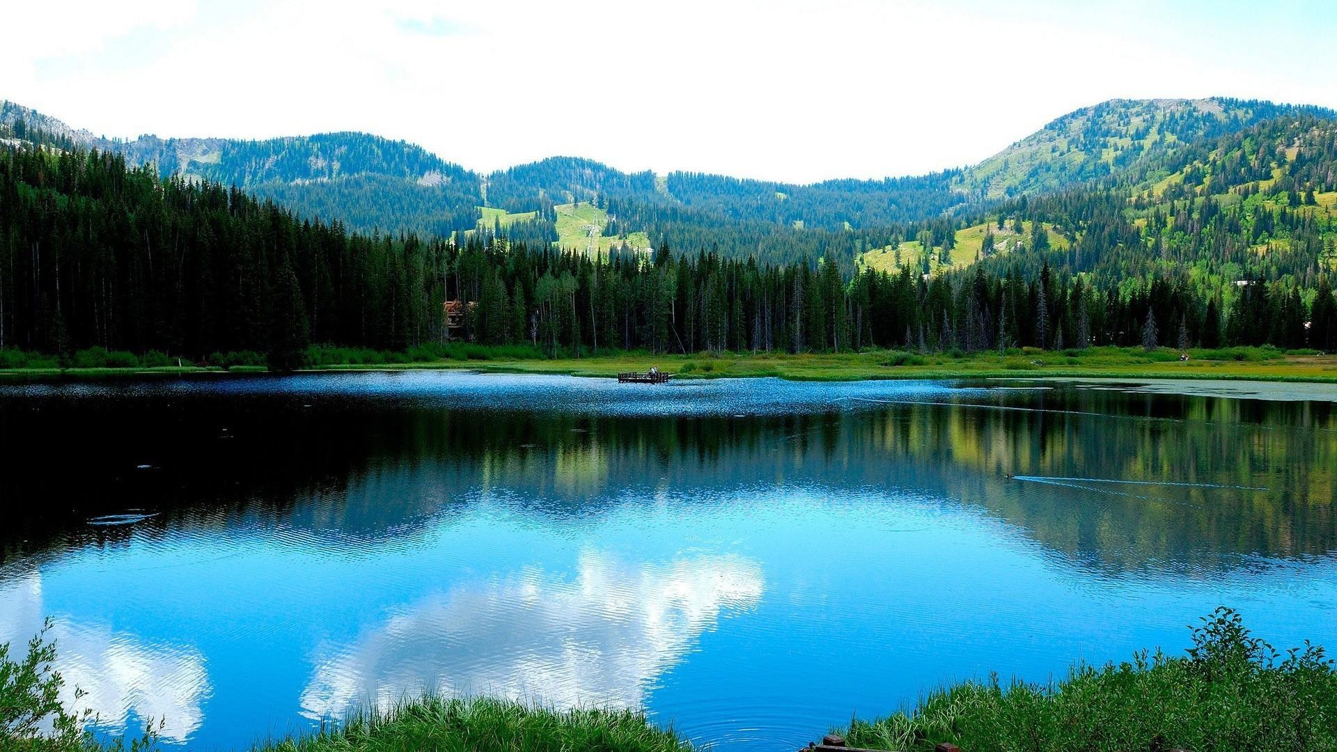 see wasser natur reflexion holz im freien landschaft reisen baum himmel fluss sommer gelassenheit landschaftlich berge