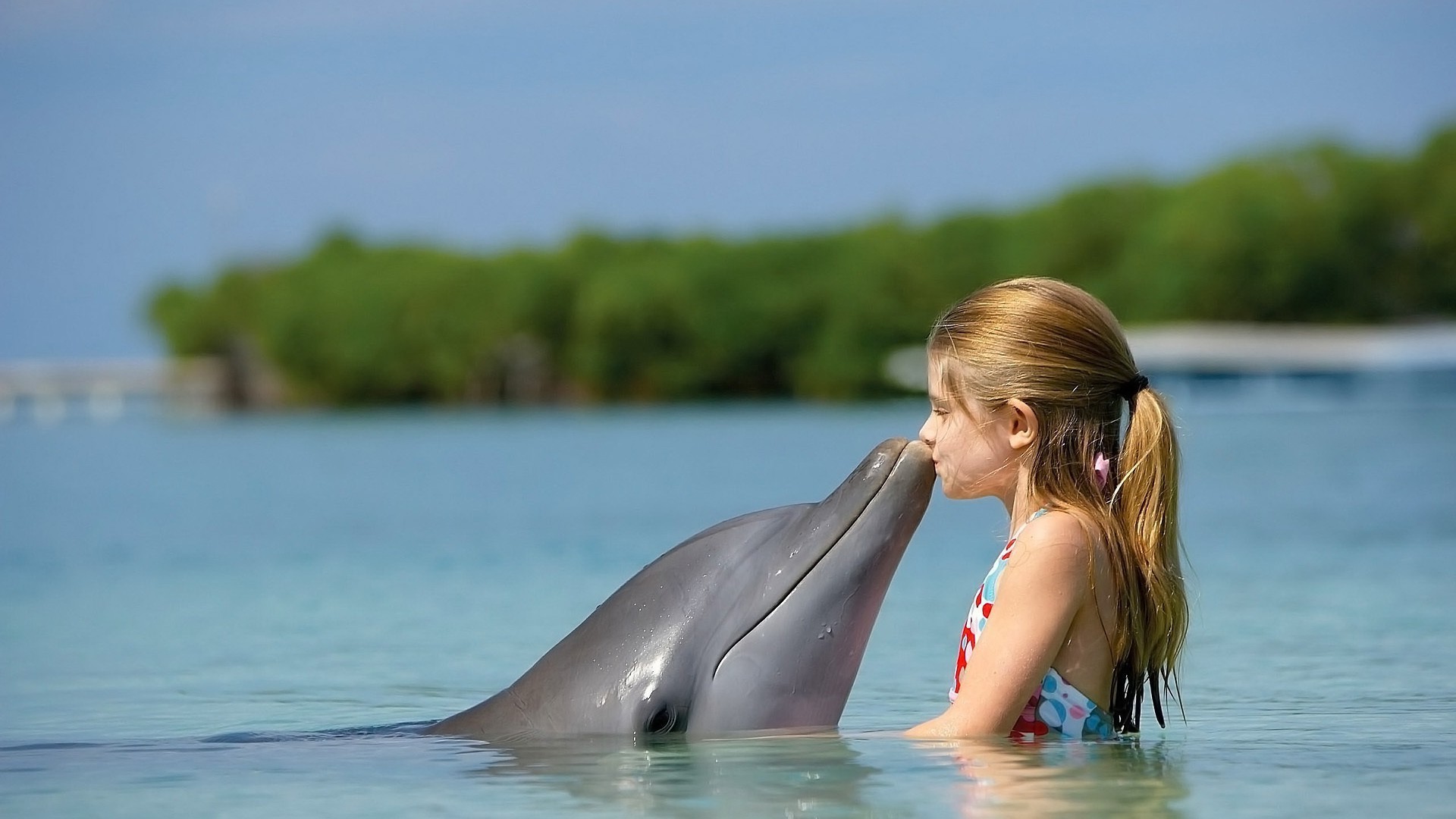 enfants avec animaux eau été loisirs nature loisirs en plein air femme natation détente mer voyage plage beau temps plaisir plaisirs océan