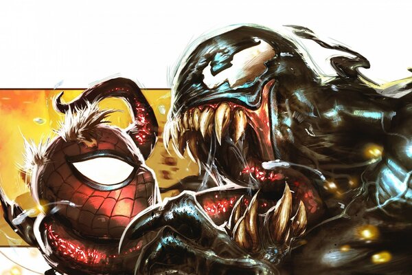 The movie Spider-Man and Venom