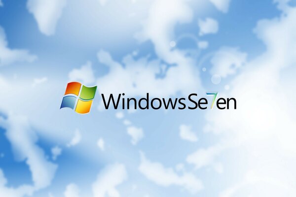 Windows icon on a heavenly background