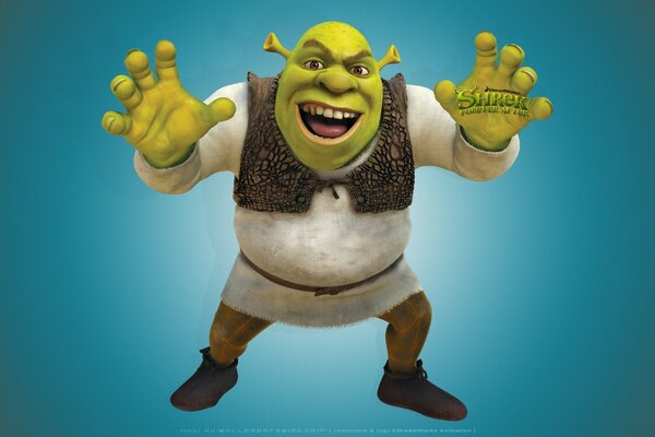 Shrek Forever, dessin animé Shrek