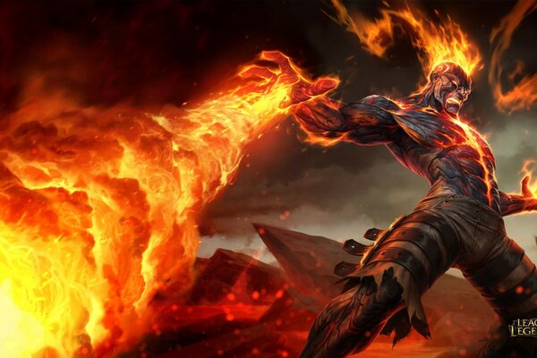 Огненный демон из игры в огне