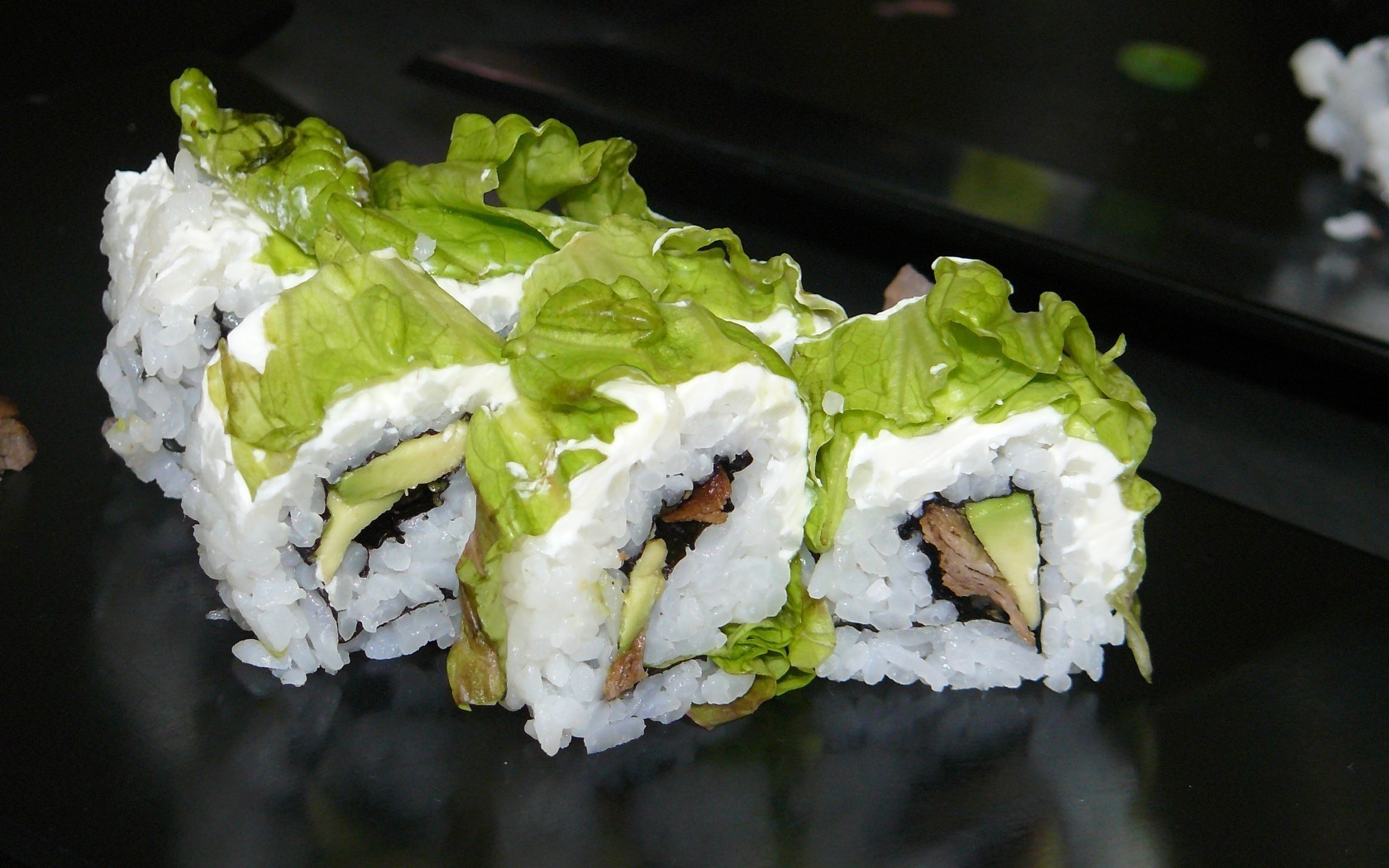 cibo e bevande cibo riso sushi frutti di mare cibo pesce verdura wasabi cena salmone alghe piatto cucina delizioso