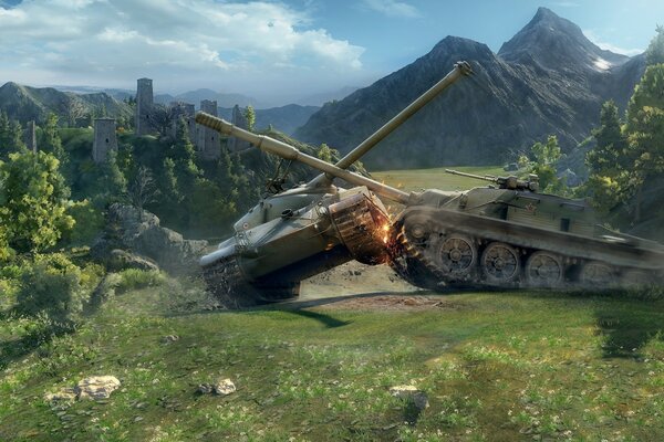 Imagem de um tanque de guerra, other games